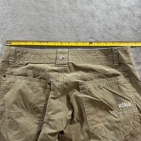 Kuhl Revolvr Pants Mens 34x27 Khaki Stretch Hiking Outdoor Patina Dye Gorpcore - Picture 16 of 16